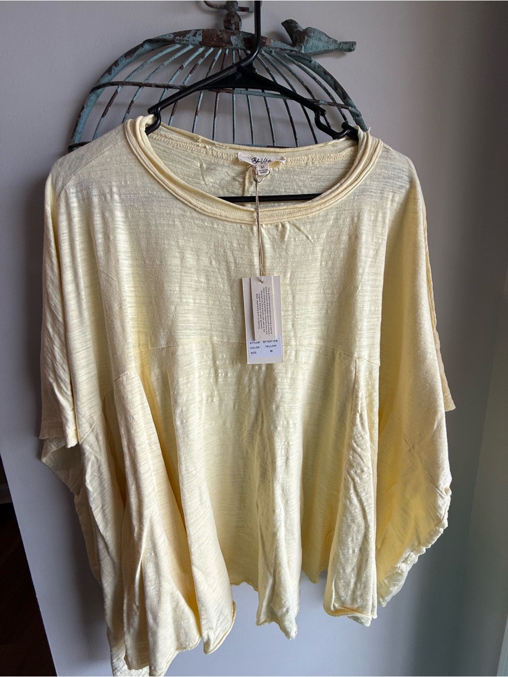 Soft Lightweight Yellow Women’s Top